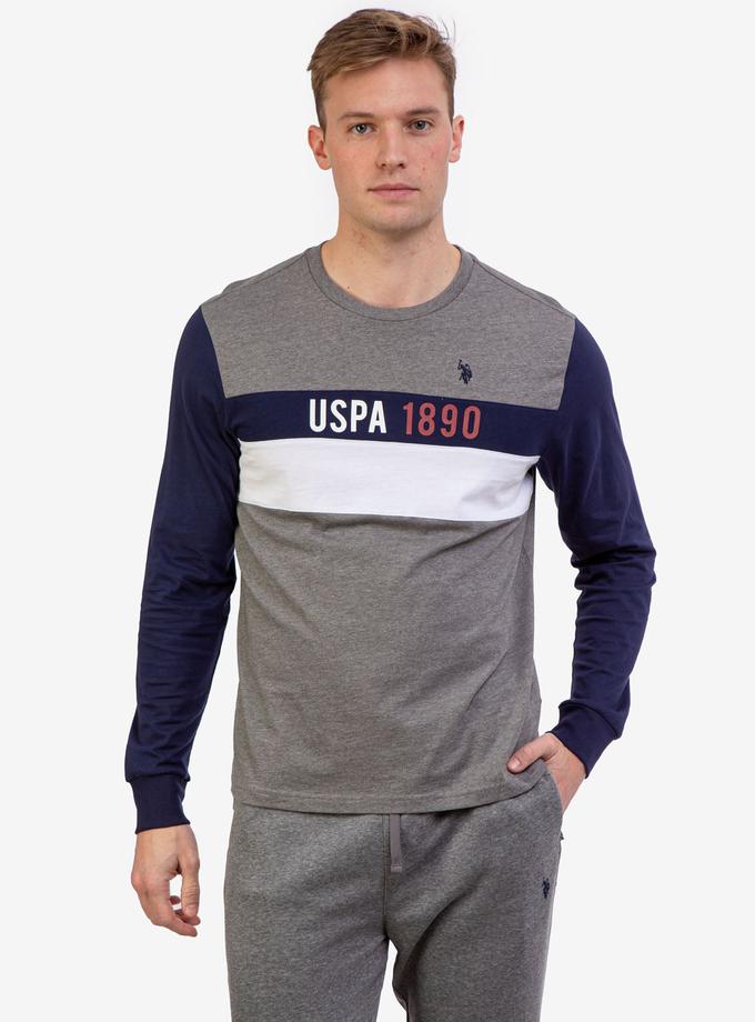 USPA COLORBLOCK LONG SLEEVE T-SHIRT High Quality