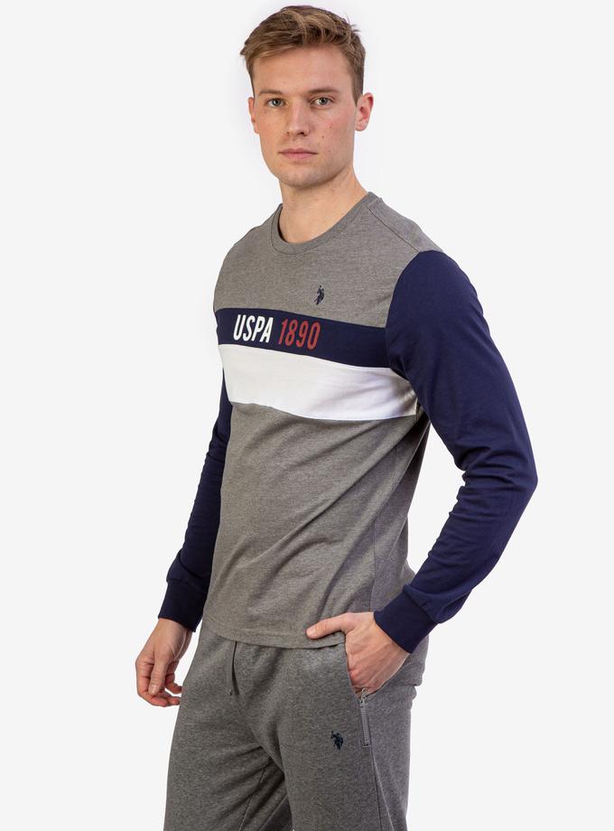 USPA COLORBLOCK LONG SLEEVE T-SHIRT High Quality