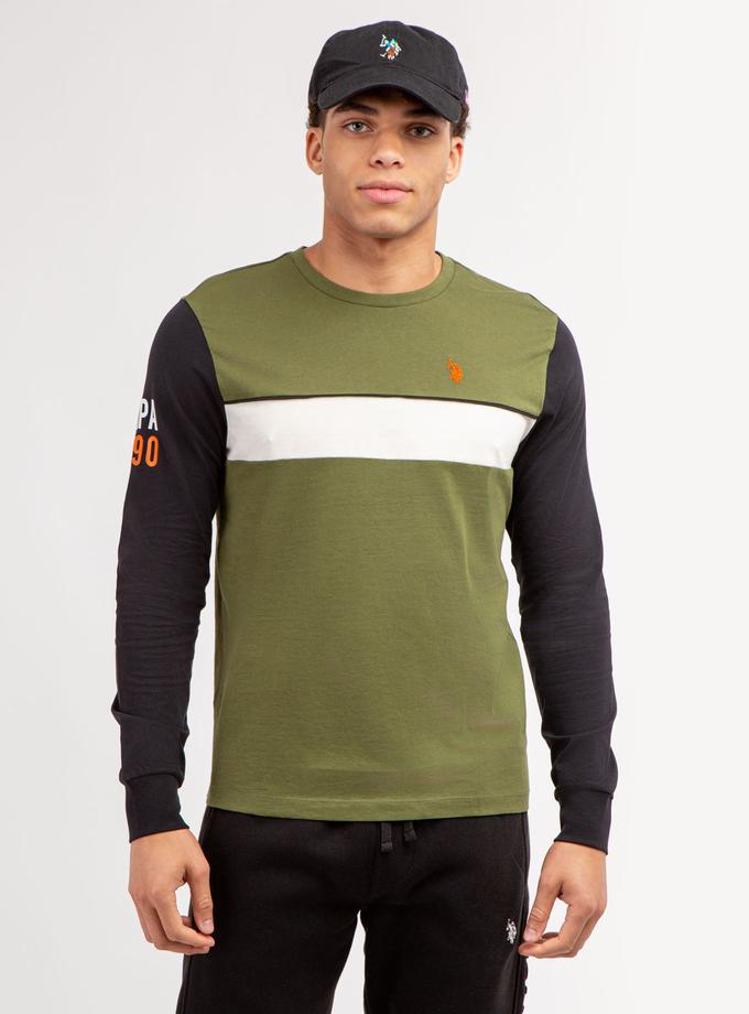 USPA COLORBLOCK LONG SLEEVE T-SHIRT Same Day Delivery