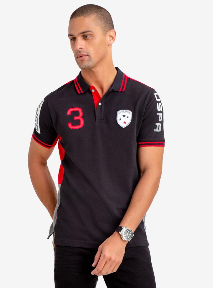 USPA COLORBLOCK PATCH POLO SHIRT High Quality