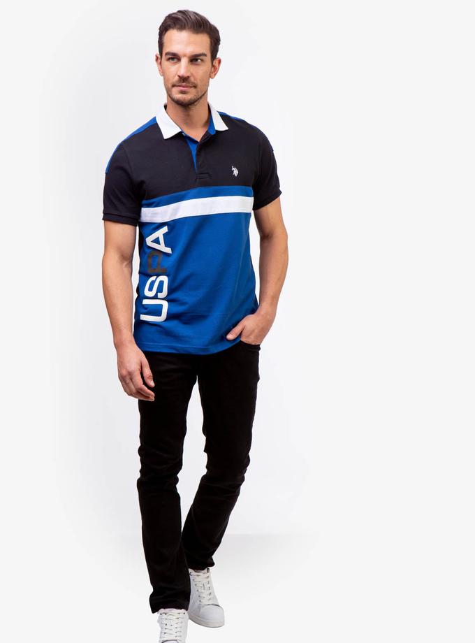 USPA COLORBLOCK PIECED POLO SHIRT Best Seller