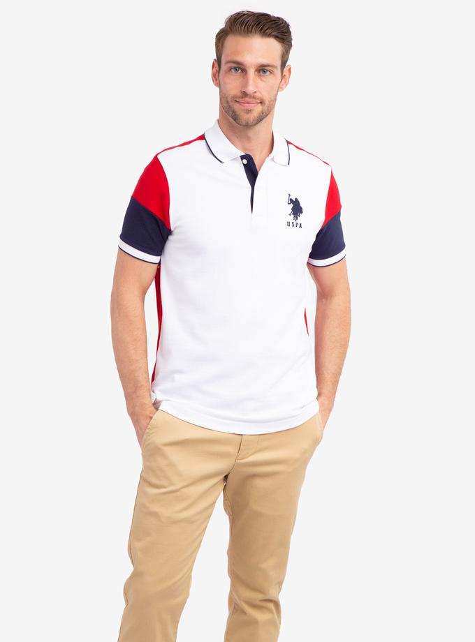 USPA COLORBLOCK PIQUE POLO SHIRT Best Seller