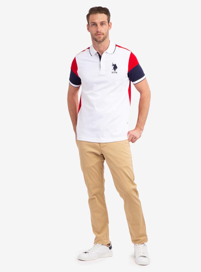 USPA COLORBLOCK PIQUE POLO SHIRT Best Seller