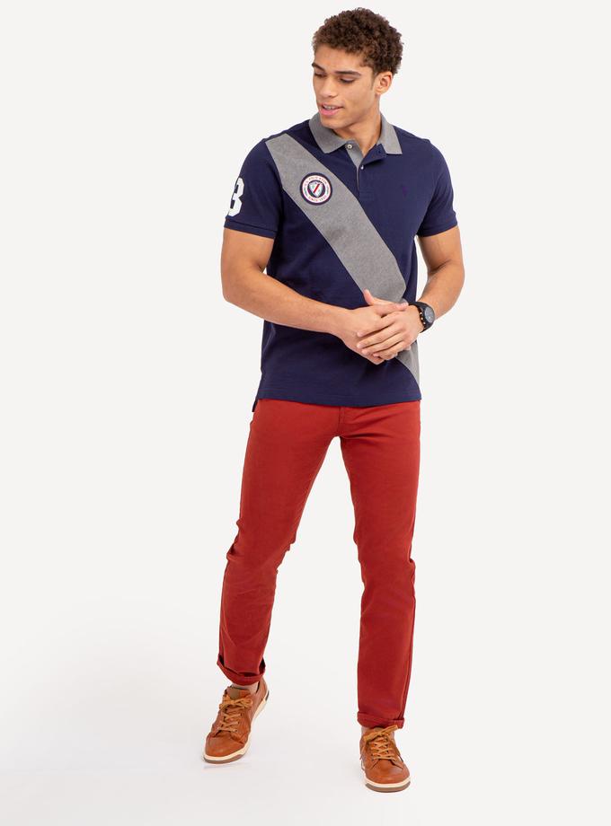 USPA COLORBLOCK PIQUE SASH POLO SHIRT Free shipping