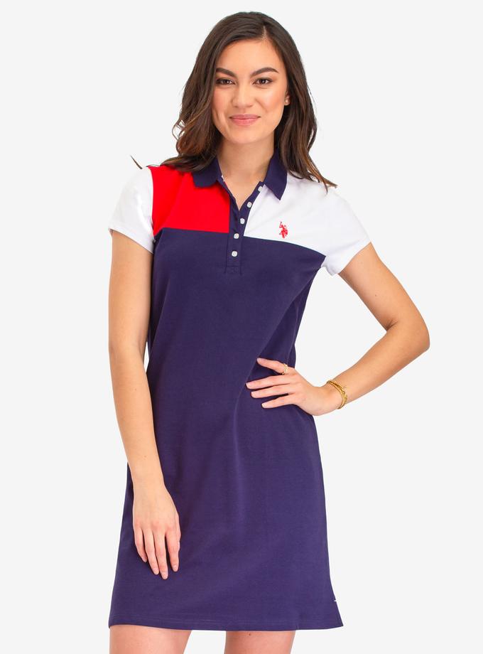 USPA COLORBLOCK POLO DRESS Best Price