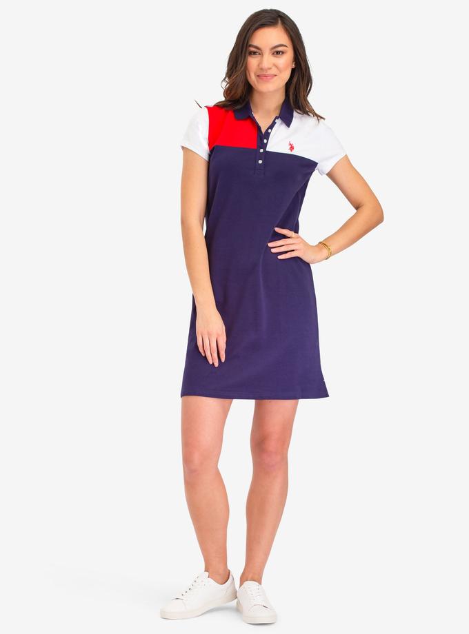 USPA COLORBLOCK POLO DRESS Best Price