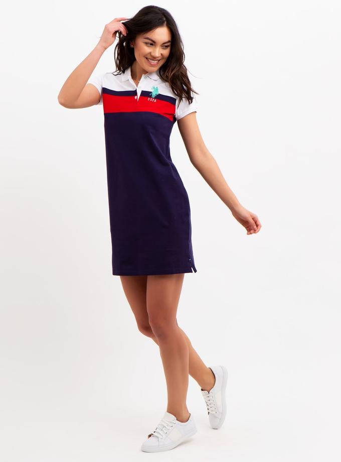 USPA COLORBLOCK POLO DRESS Same Day Delivery