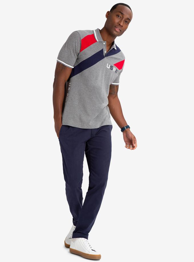 USPA COLORBLOCK POLO SHIRT On Sale