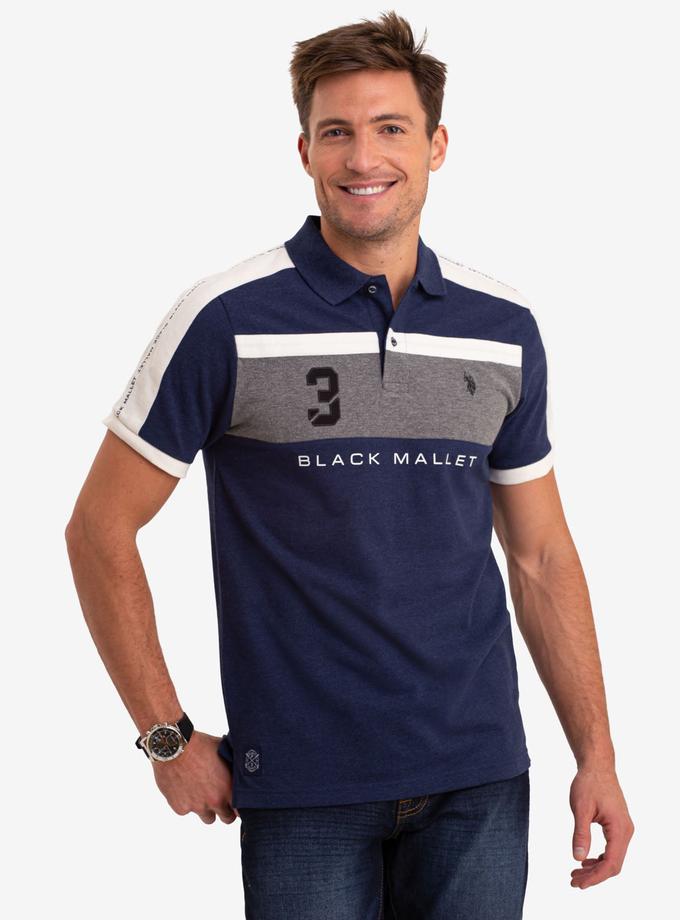 USPA COLORBLOCK POLO SHIRT WITH SIDE TAPING On Sale