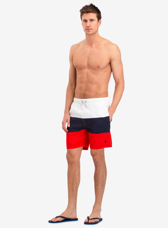 USPA COLORBLOCK RWB SWIM TRUNKS Best Buy