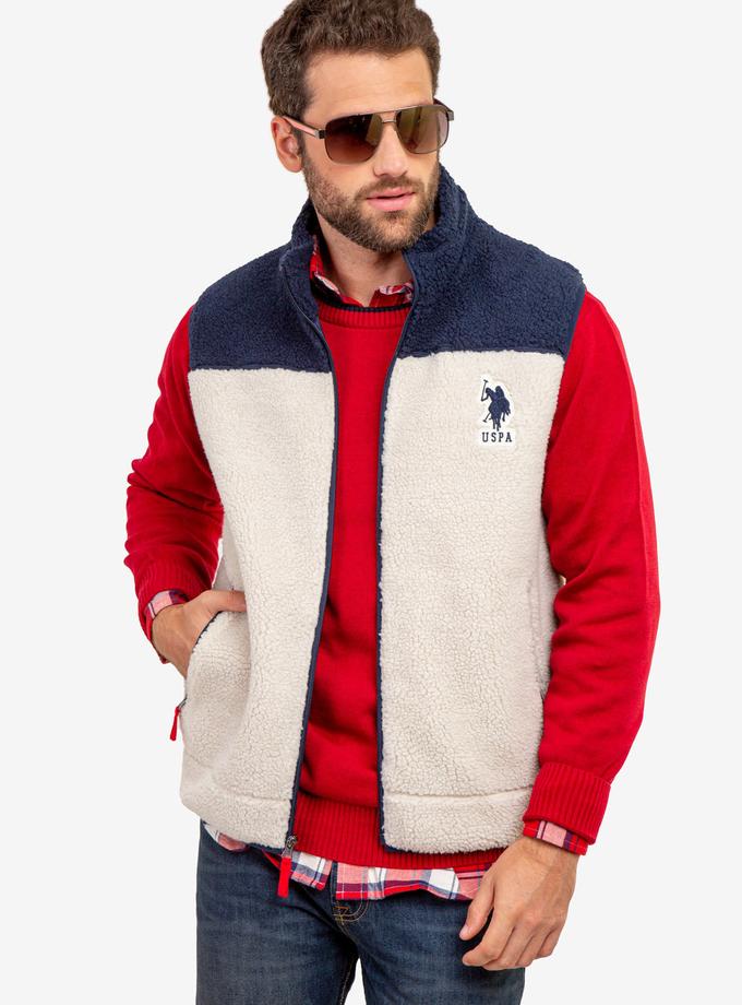 USPA COLORBLOCK SHERPA VEST Best Price