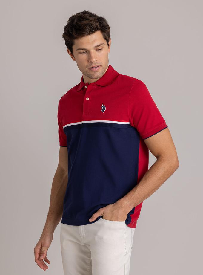 USPA COLORBLOCK SIGNATURE STRIPE POLO SHIRT Best Buy