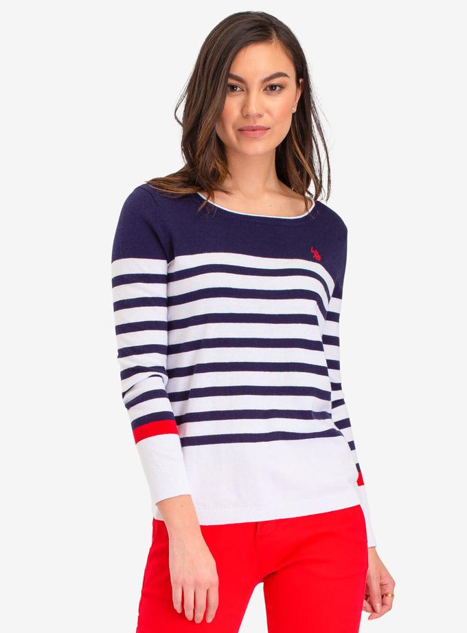 USPA COLORBLOCK STRIPE SWEATER Same Day Delivery