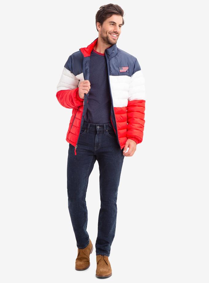 USPA COLORBLOCK USA PUFFER JACKET Free shipping