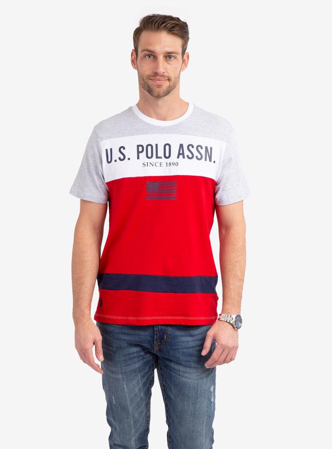 USPA COLORBLOCK WORDMARK PRINT T-SHIRT Free shipping