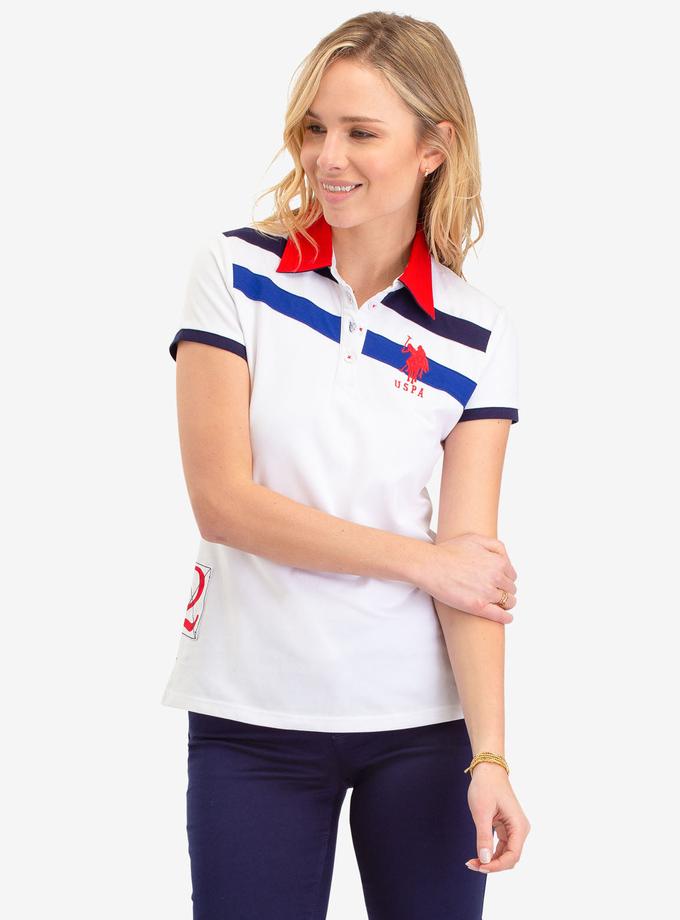 USPA CONTRAST STRIPE POLO SHIRT Best Seller