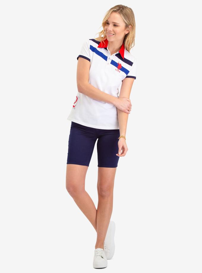 USPA CONTRAST STRIPE POLO SHIRT Best Seller