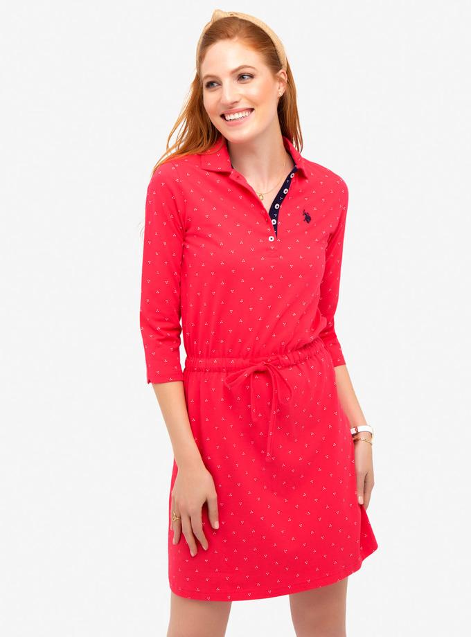 USPA COTTON JERSEY TRI-DOT DRESS On Sale