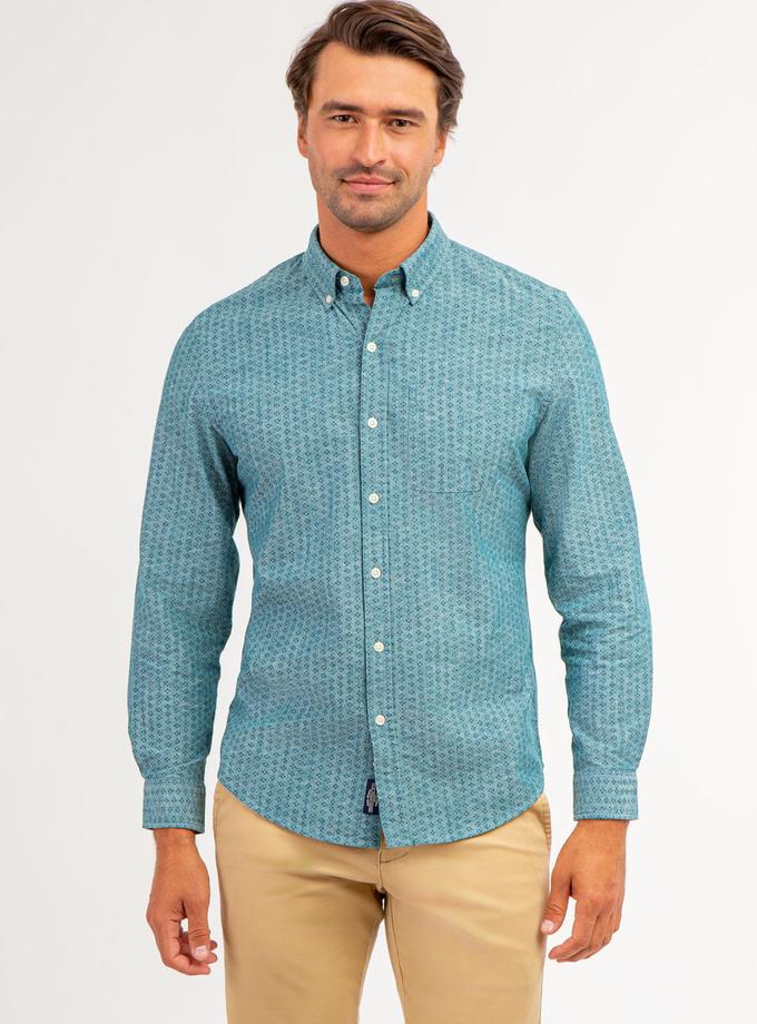 USPA COTTON SLUB DISCHARGED PRINT SHIRT Best Price