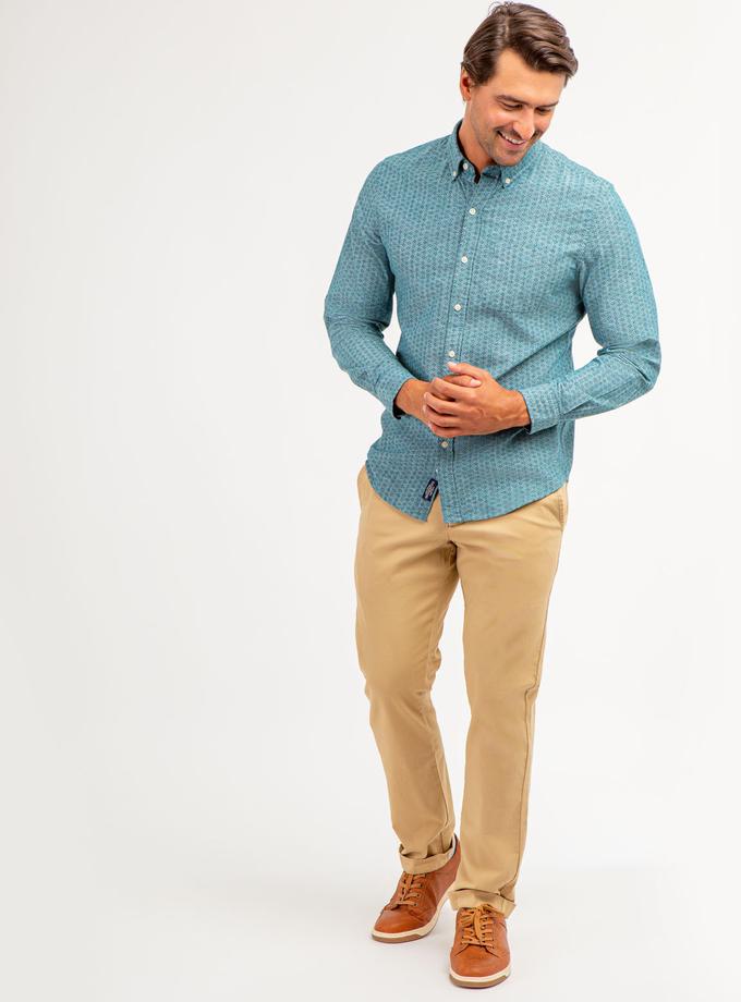 USPA COTTON SLUB DISCHARGED PRINT SHIRT Best Price