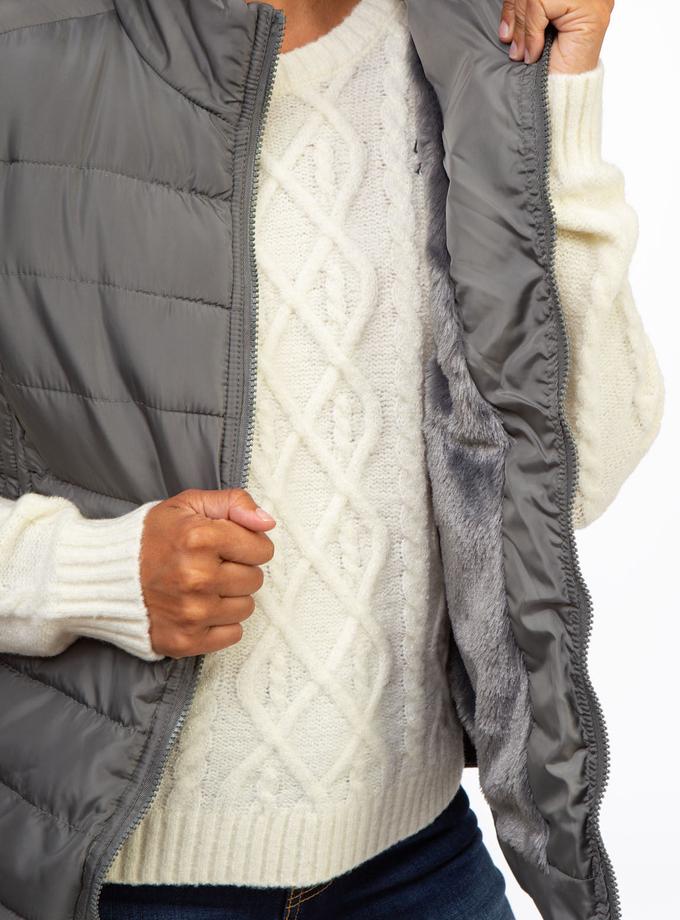 USPA COZY FAUX FUR LINED VEST Best Buy