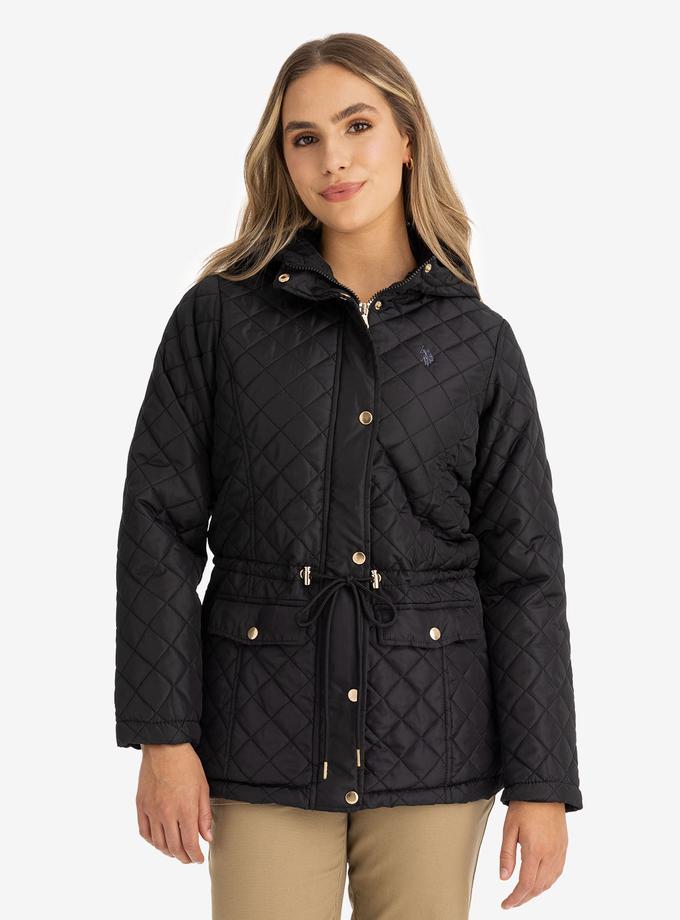 USPA COZY QUILTED HOODED COAT Best Price