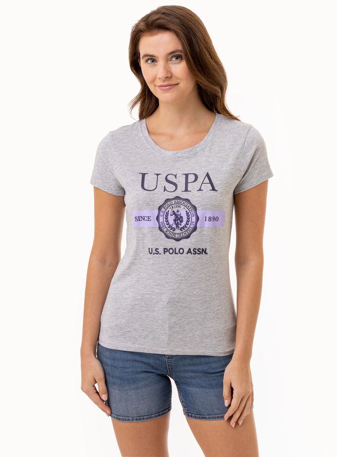 USPA CREST SEMI SCOOP GRAPHIC T-SHIRT Free shipping