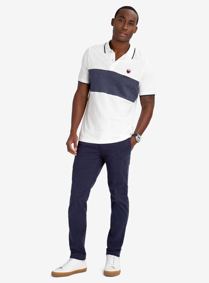 USPA CREST TEXTURE STRIPED POLO SHIRT Same Day Delivery