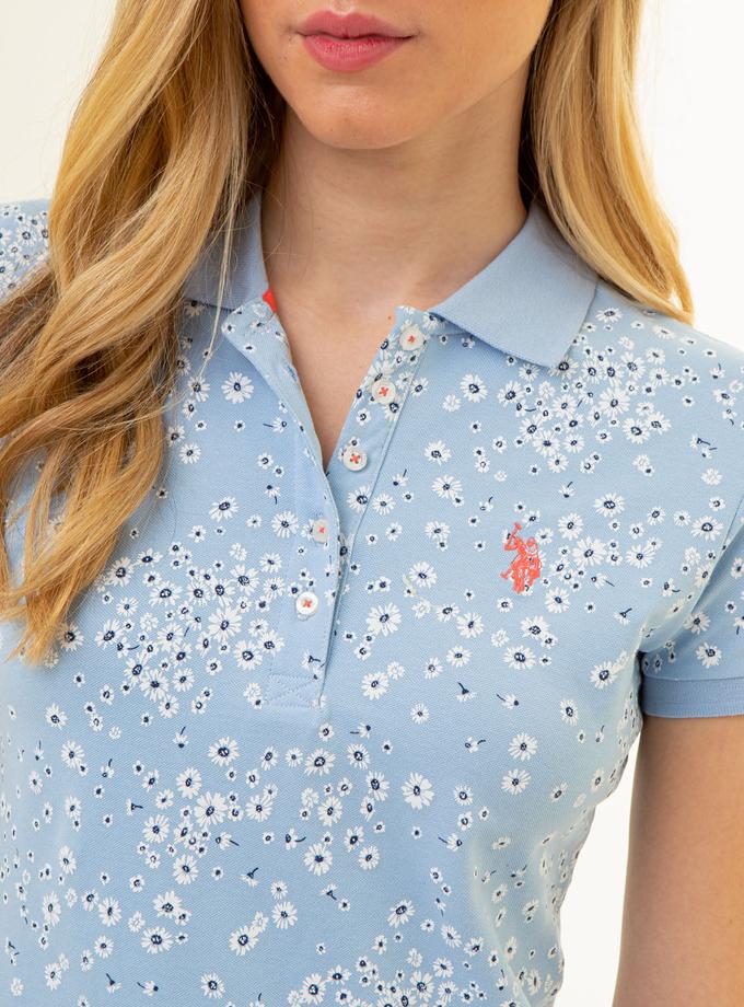 USPA DAISY PRINT POLO SHIRT Same Day Delivery