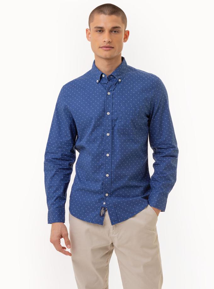 USPA DART PRINT LONG SLEEVE POPLIN SHIRT Best Seller