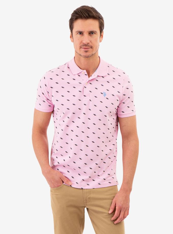 USPA DASH PRINT PIQUE POLO SHIRT Best Seller