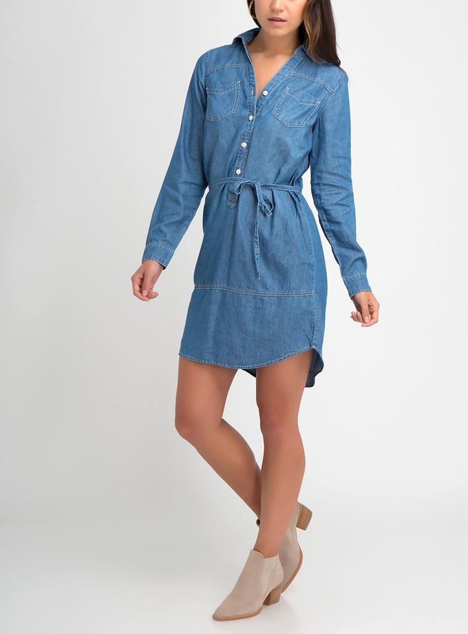 USPA DENIM SHIRT DRESS New Arrival