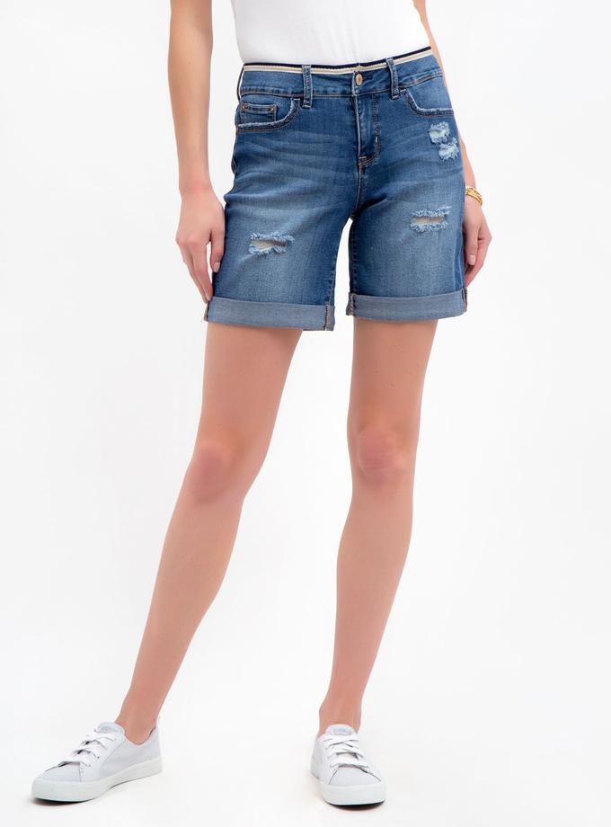 USPA DENIM SHORTS WITH DETAILED WAIST New Arrival