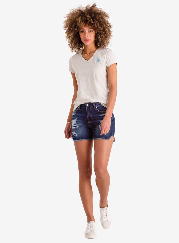 USPA DESTRUCTED DENIM SHORTS Same Day Delivery