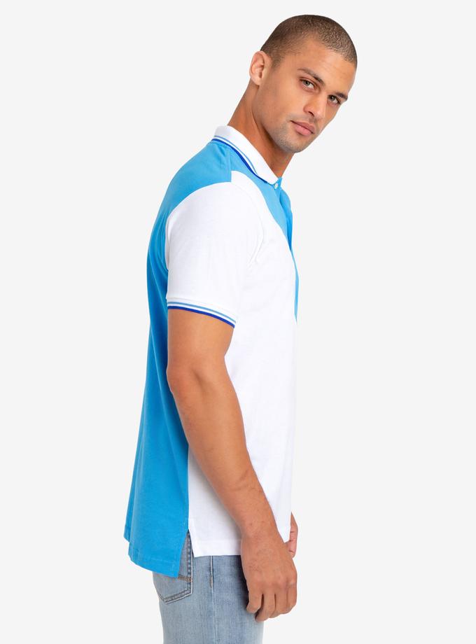 USPA DIAGONAL COLORBLOCK JERSEY POLO SHIRT Best Seller