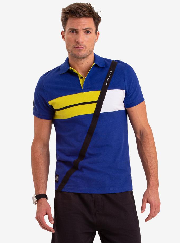 USPA DIAGONAL COLORBLOCK POLO SHIRT For Sale