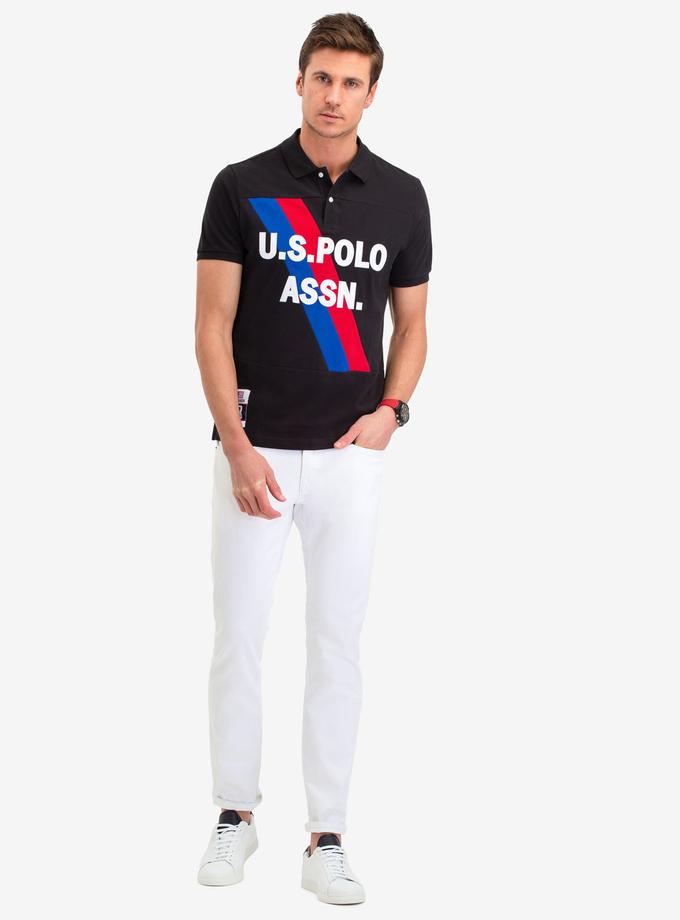 USPA DIAGONAL COLORBLOCK POLO SHIRT On Sale