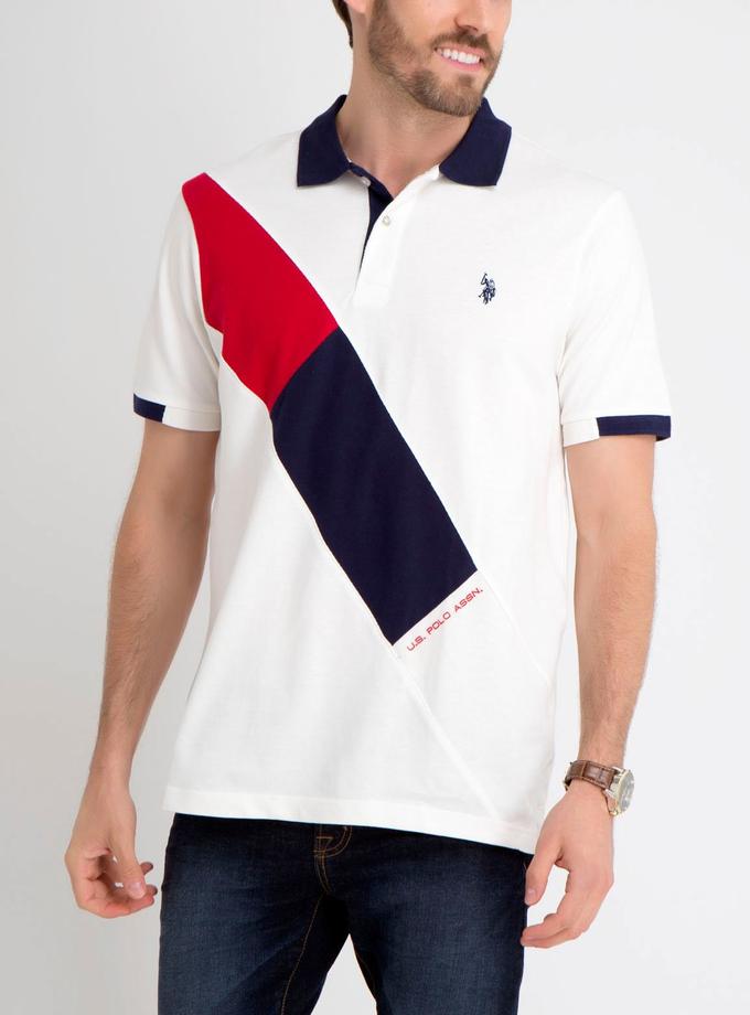 USPA DIAGONAL POLO SHIRT Same Day Delivery