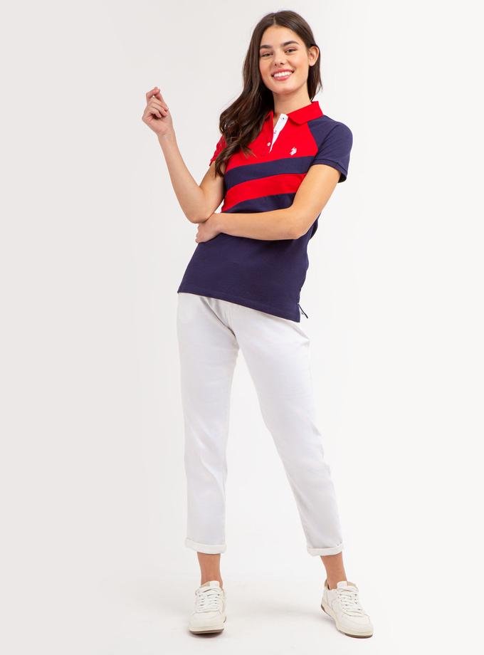 USPA DIAGONAL SASH COLORBLOCK POLO SHIRT Best Price