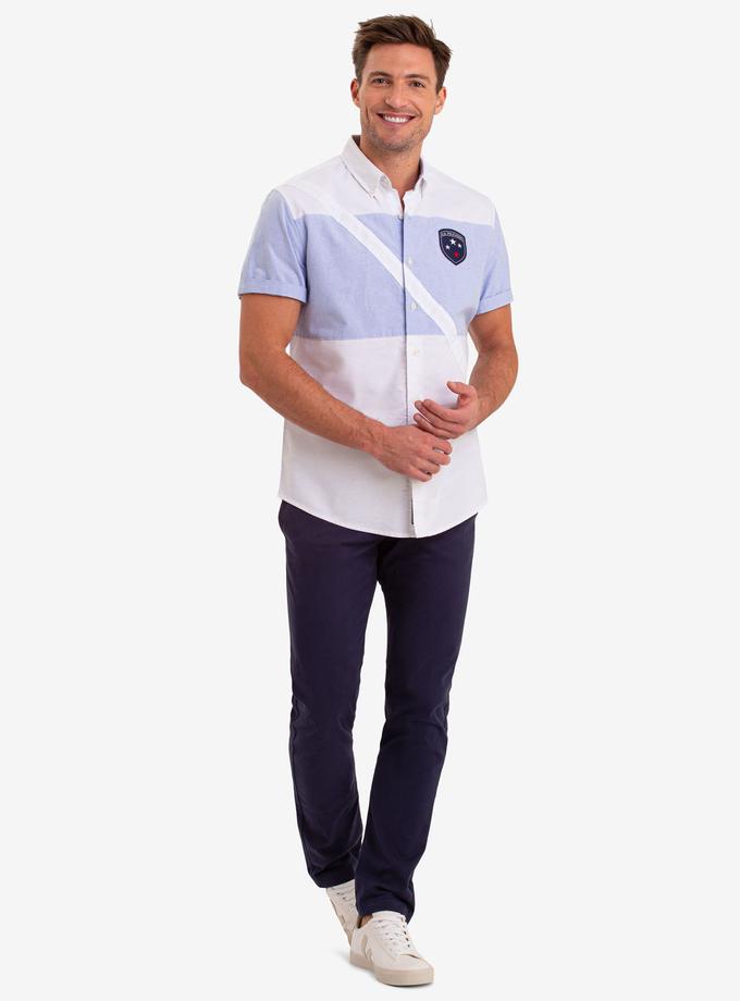 USPA DIAGONAL STRIPE OXFORD SHORT SLEEVE SHIRT Best Seller