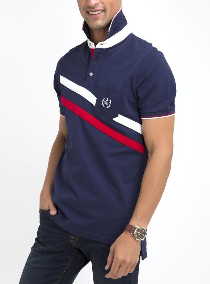 USPA DIAGONAL STRIPED POLO SHIRT Best Buy