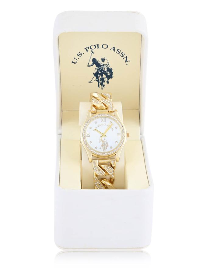 USPA DIAMOND FACE BARACELET WATCH For Sale