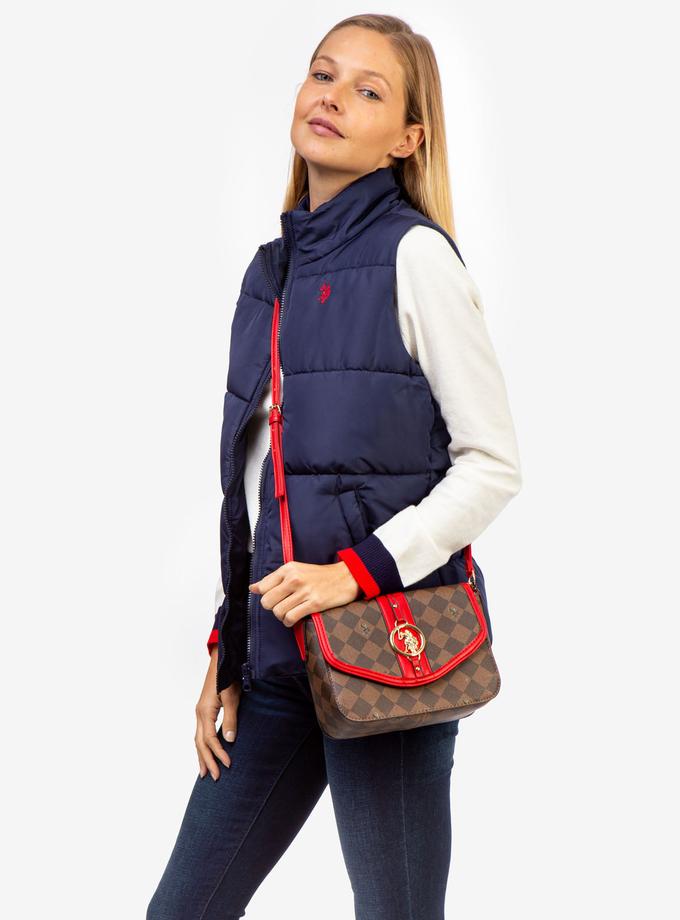 USPA DIAMOND MEDALLION CROSSBODY BAG On Sale