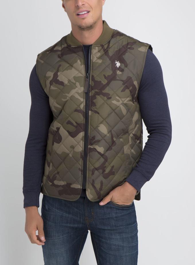 USPA DIAMOND QUILT BOMER VEST Best Buy