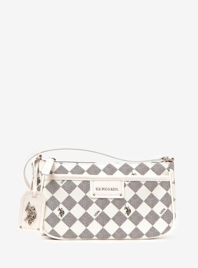 USPA DIAMOND SIGNATURE CROSSBODY BAGUETTE BAG On Sale