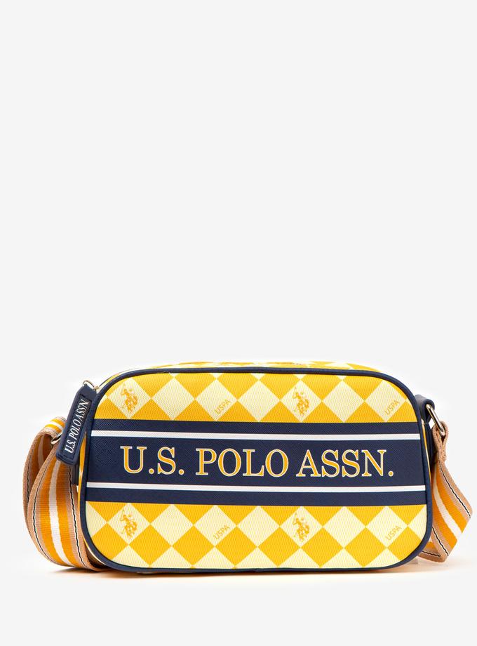 USPA DIAMOND STRIPE CROSSBODY BAG Best Seller