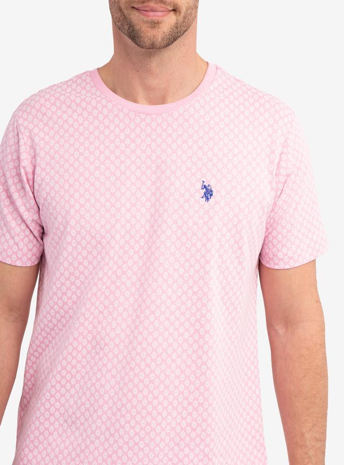 USPA DITZY ALL OVER PRINT CREW NECK T-SHIRT Same Day Delivery