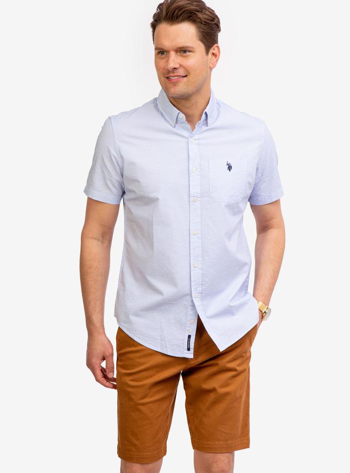 USPA DOBBY PATTERN SHORT SLEEVE SHIRT On Sale