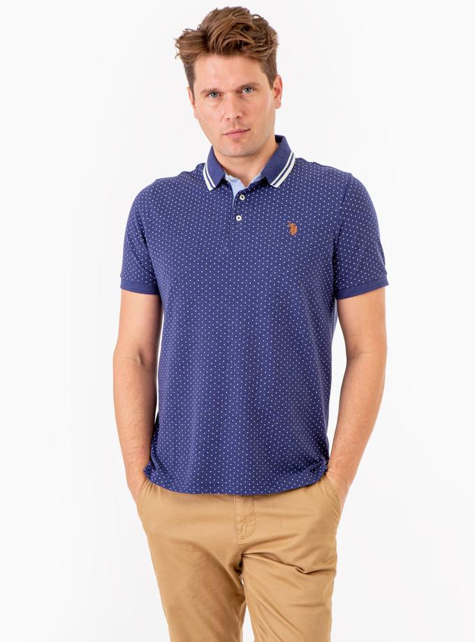 USPA DOT PRINT POLO SHIRT High Quality