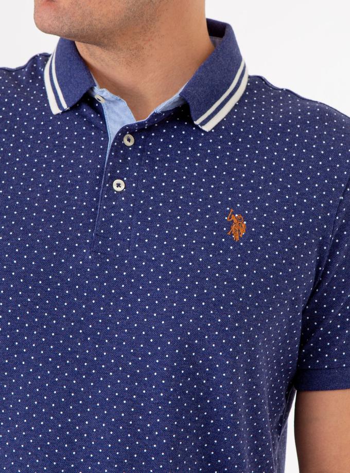 USPA DOT PRINT POLO SHIRT High Quality